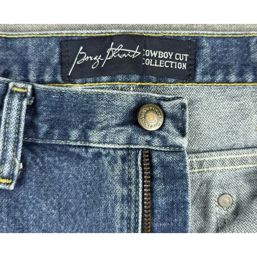 Wrangler George Strait Cowboy Cut Jeans Mens 32x30 Western Blue Denim Vintage